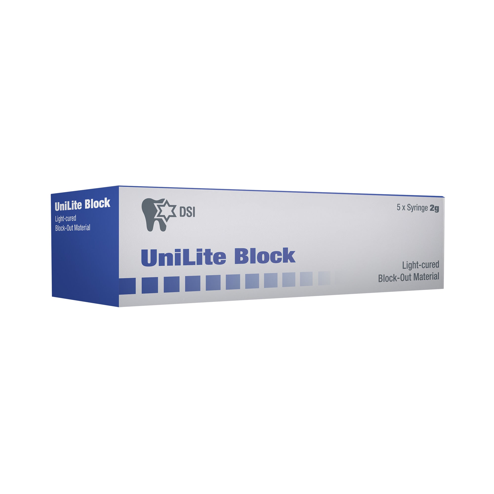 DSI UniLite Block-Out Resin Material 5x Syringes 2g each