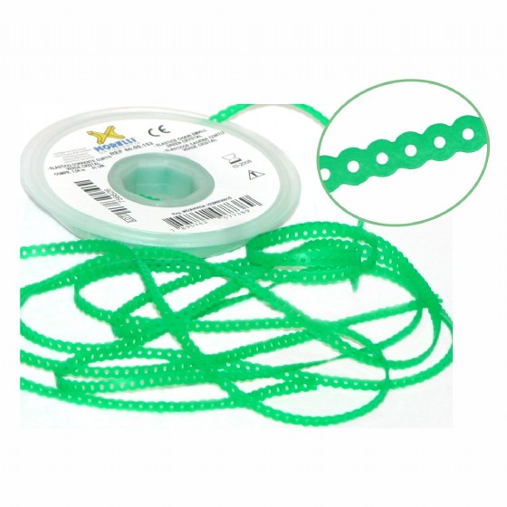 Morelli Orthodontic Elastic Power Chain Crystal Green 1.5m