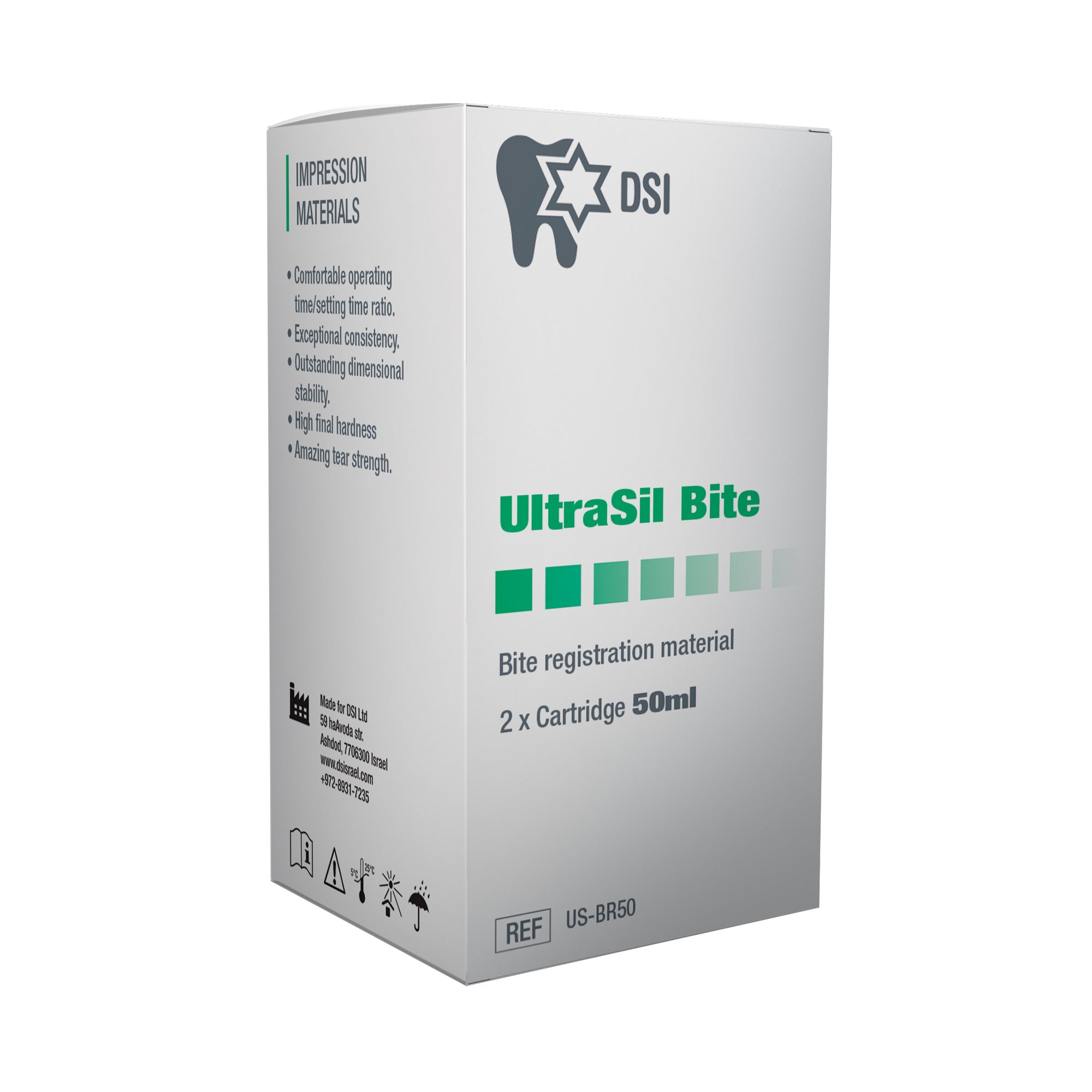 DSI Ultrasil Bite Regestration Material For Impression Taking 2x50ml