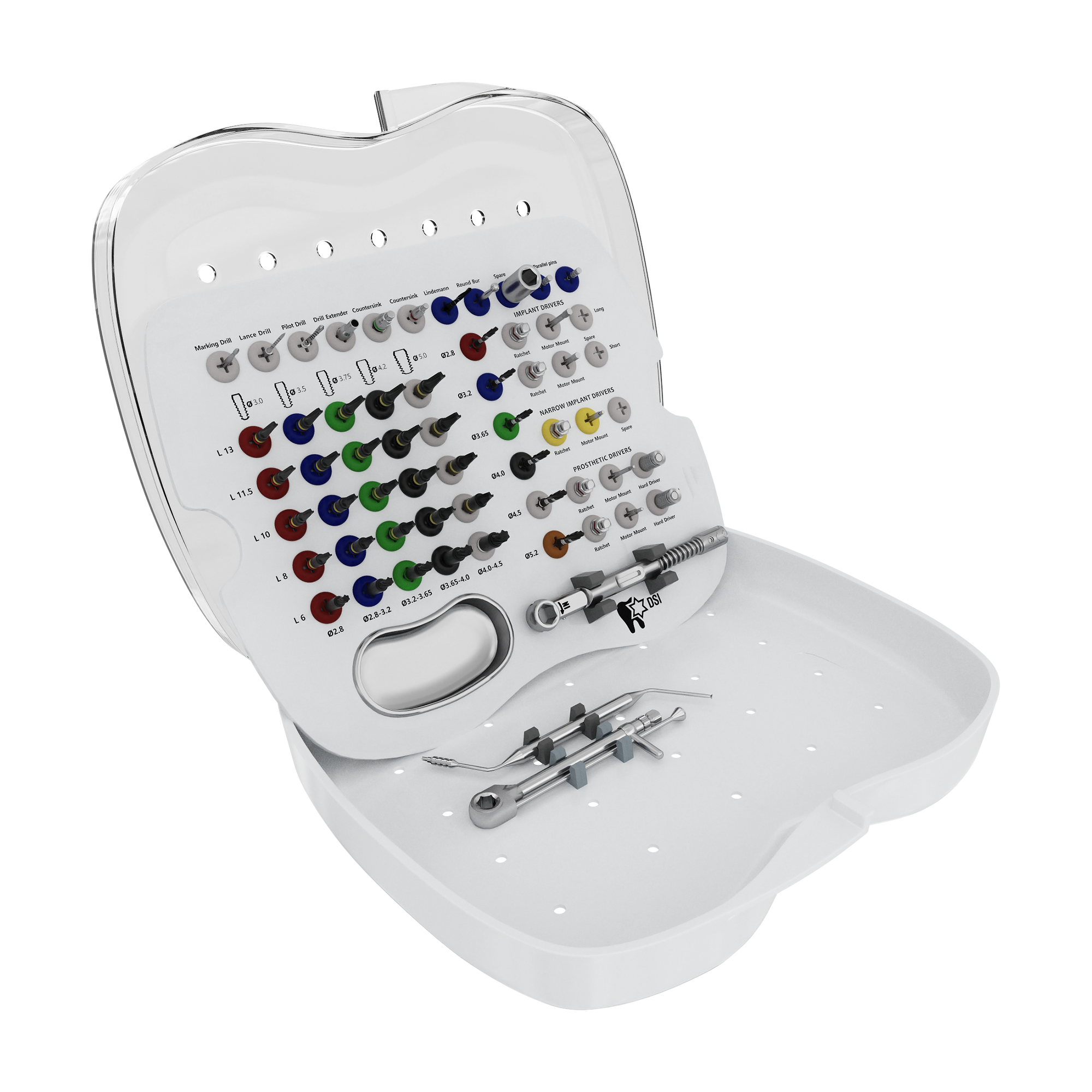 SK006C Pro Kit with Conical Drills