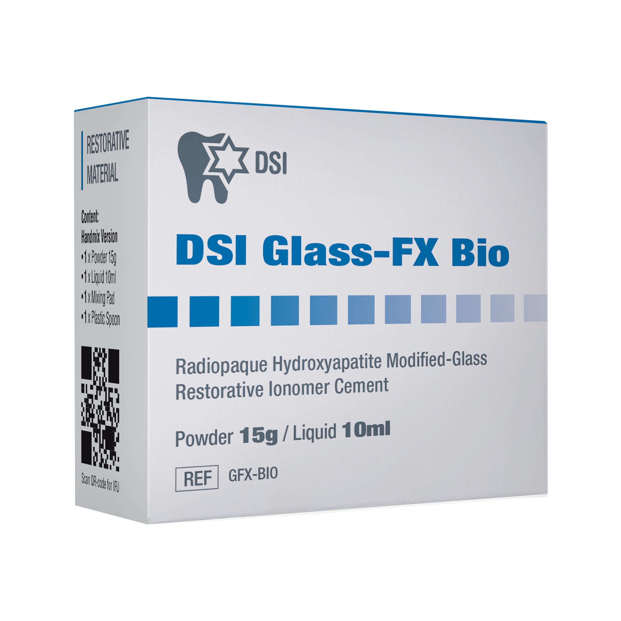 DSI Glass FX Bio - Glass Ionomer Cement With Calcium Hydroxyapatite