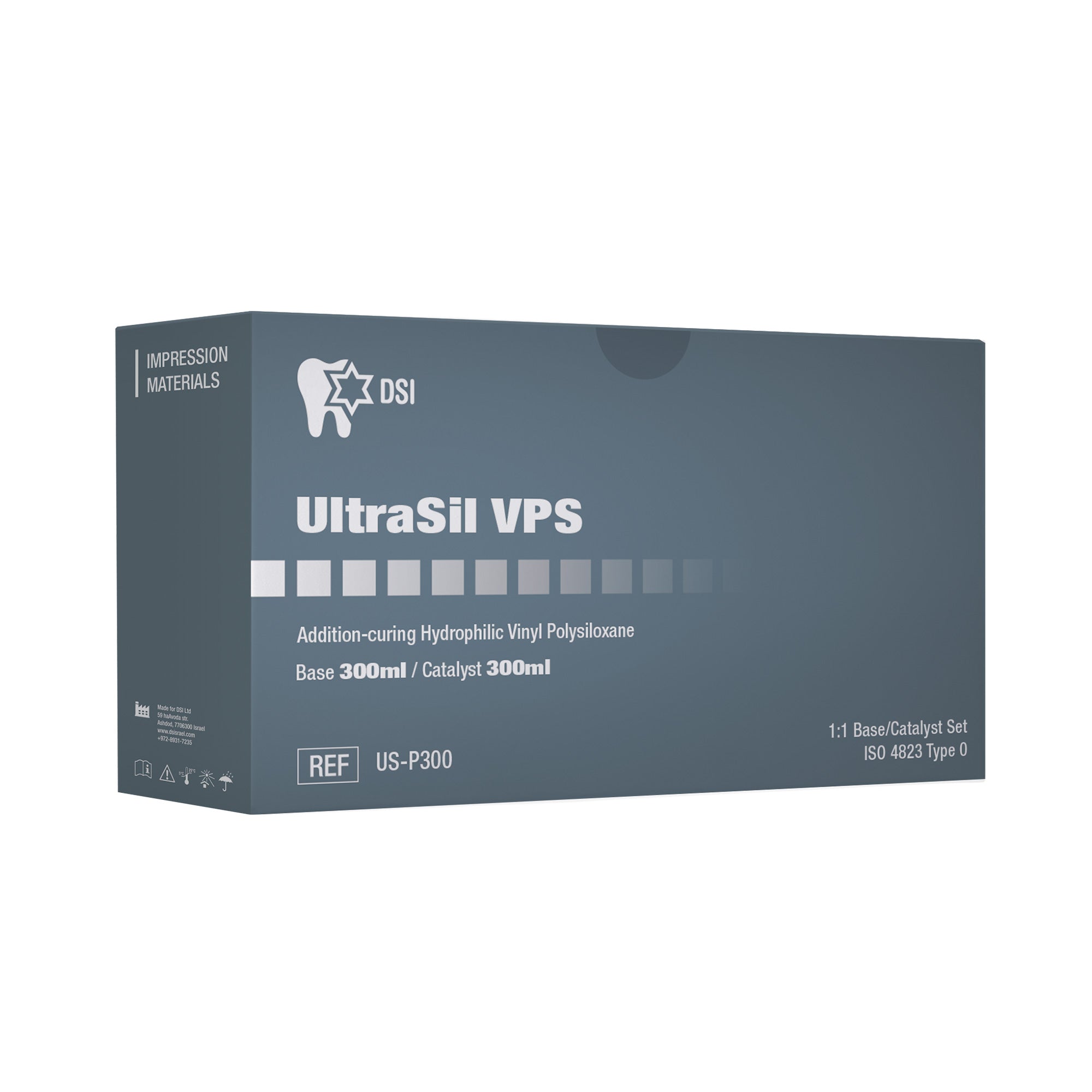 DSI UltraSil VPS Impression Material Full Kit 600ml putty + 2x50ml wash