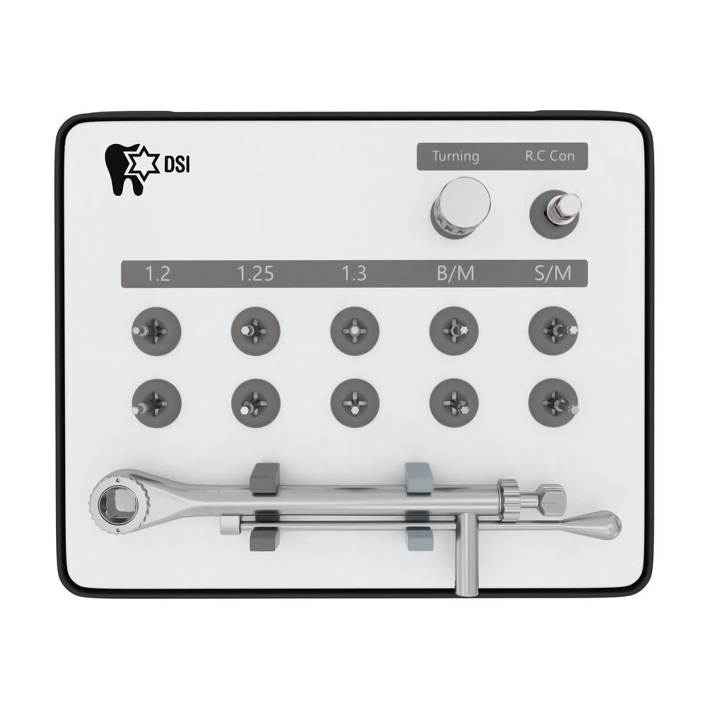 Prothesis Driver DSI Universal Prosthetic Driver Kit For Abutments of Different Platfor