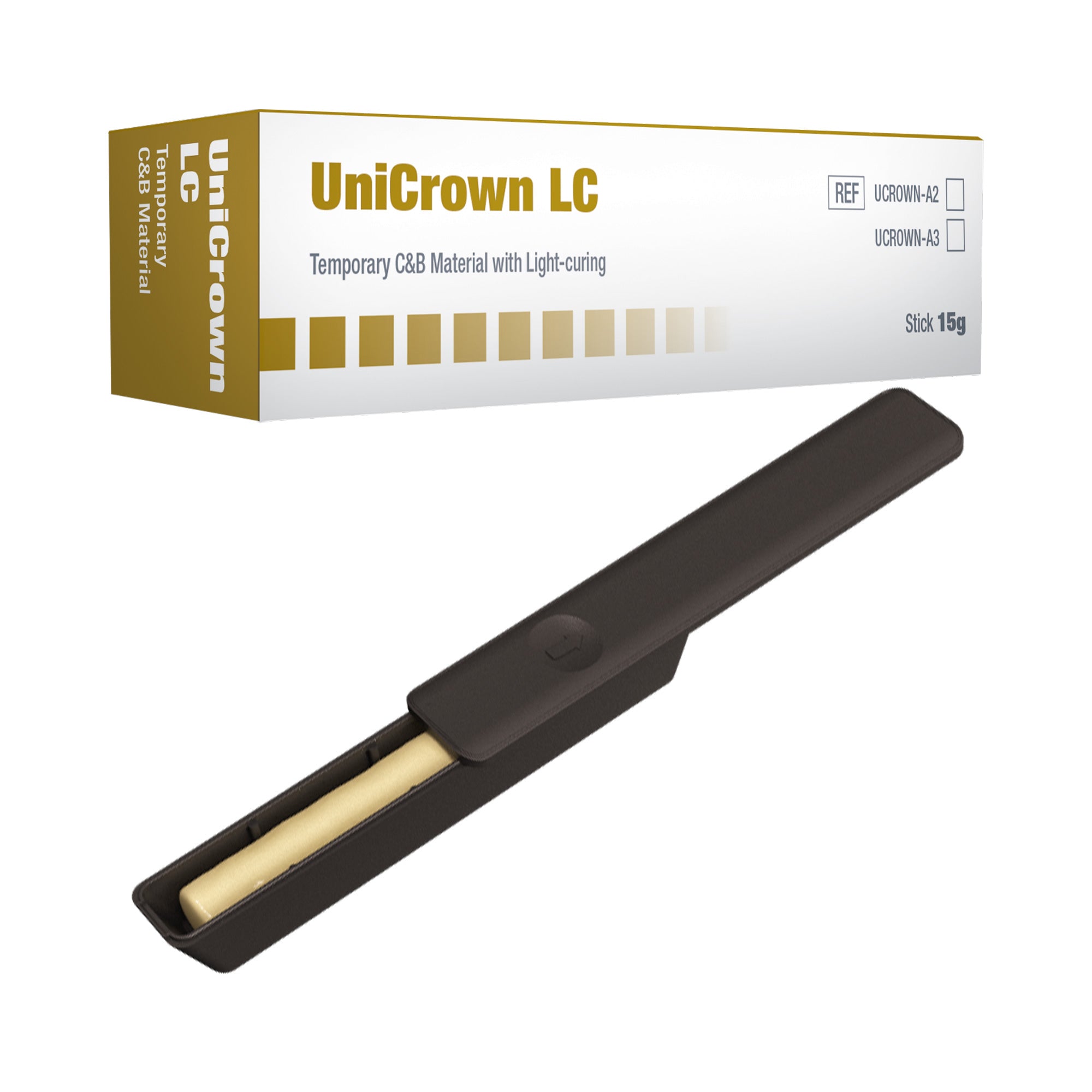 DSI UniCrown LC Light Curing Temporary Crown & Bridge Material 15g