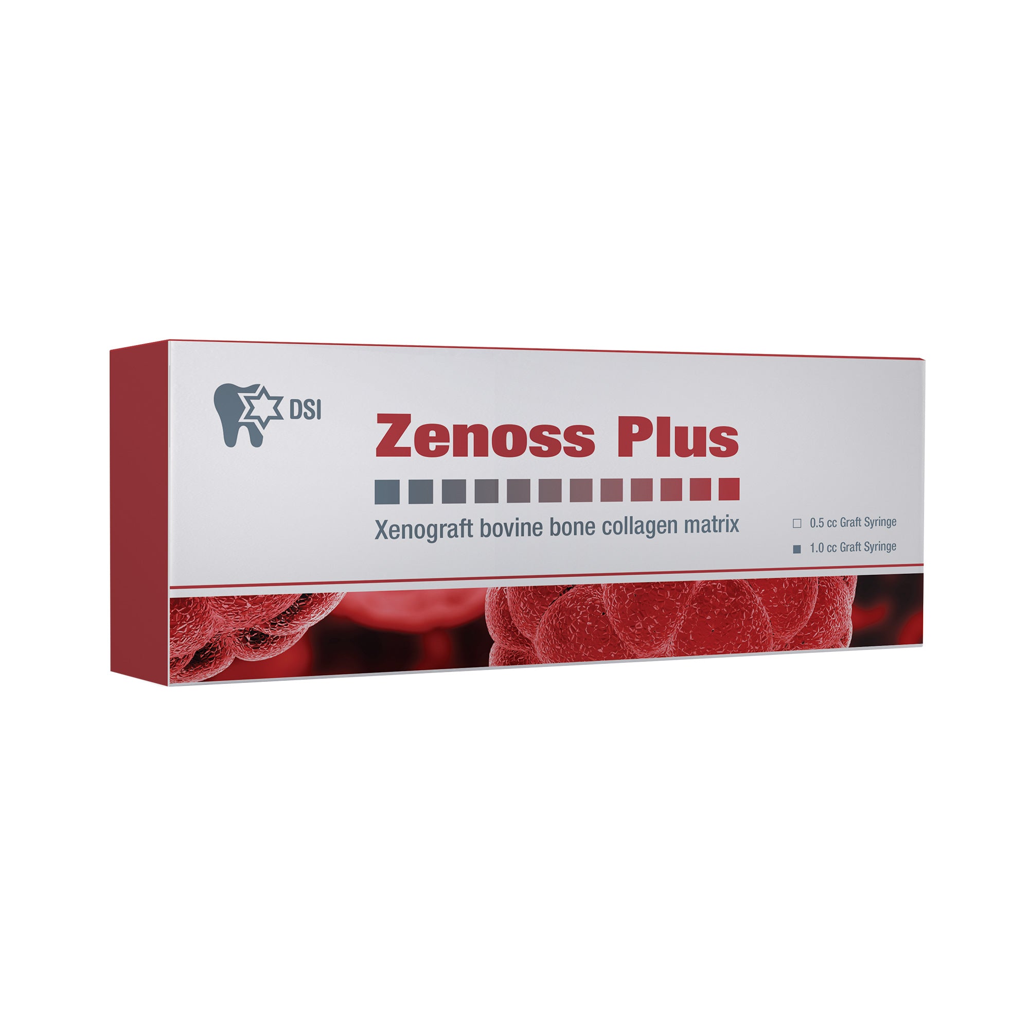 DSI Zenoss Bovine Natural Bone Graft Cortical-Cancellous Mix In Syringe
