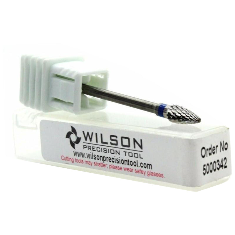 Wilson Cross Cut Flame standard Carbide Bur - 9.0mm