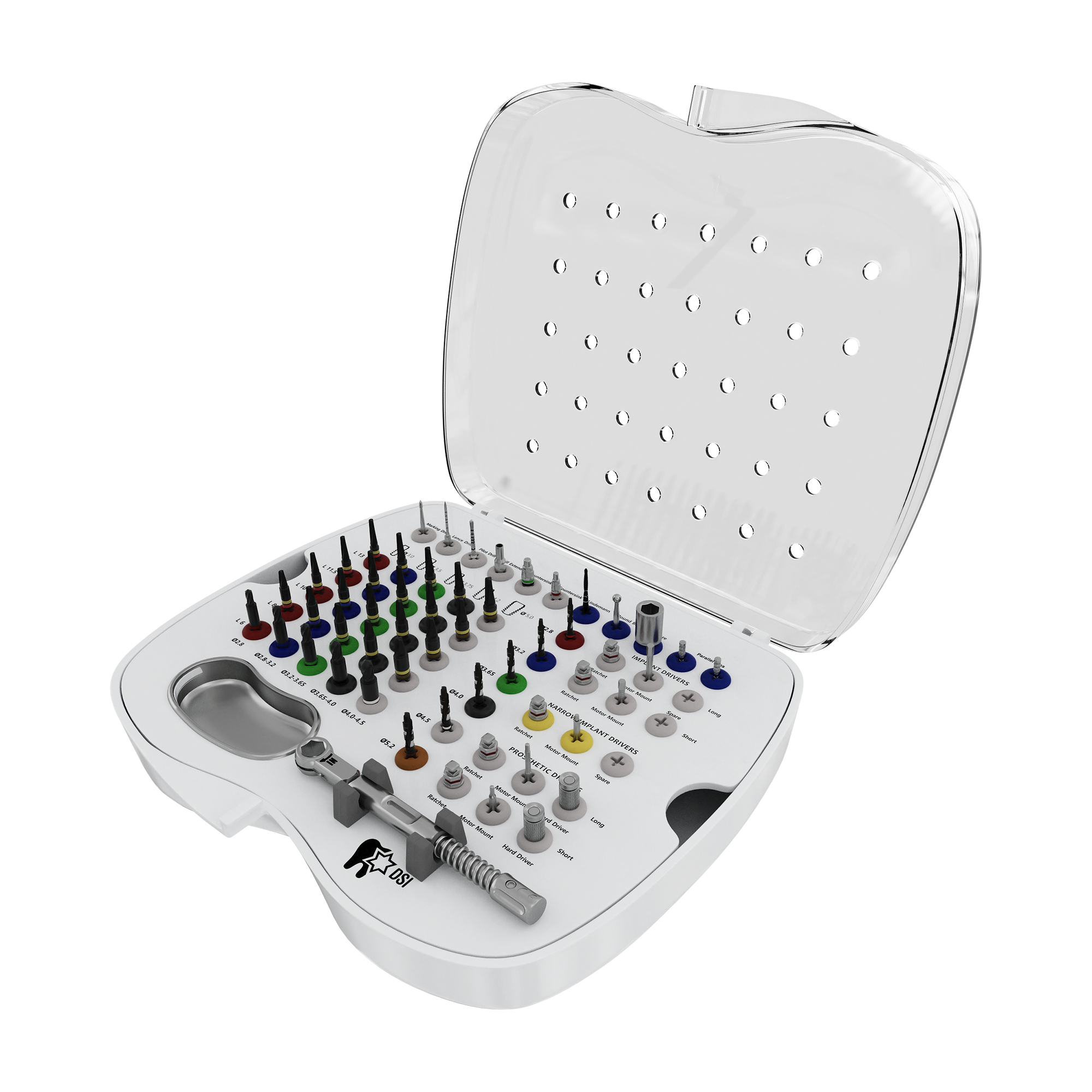 SK006C Pro Kit with Conical Drills