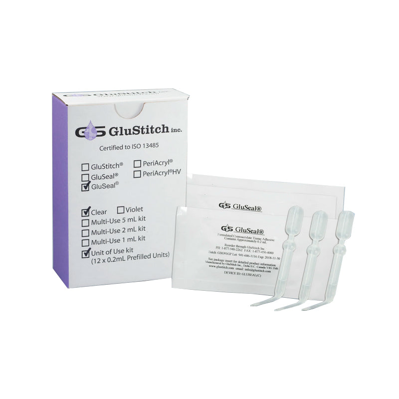 GluSeal HV Liquid Adhesive Bandage For Soft Tissues Prefilled Units