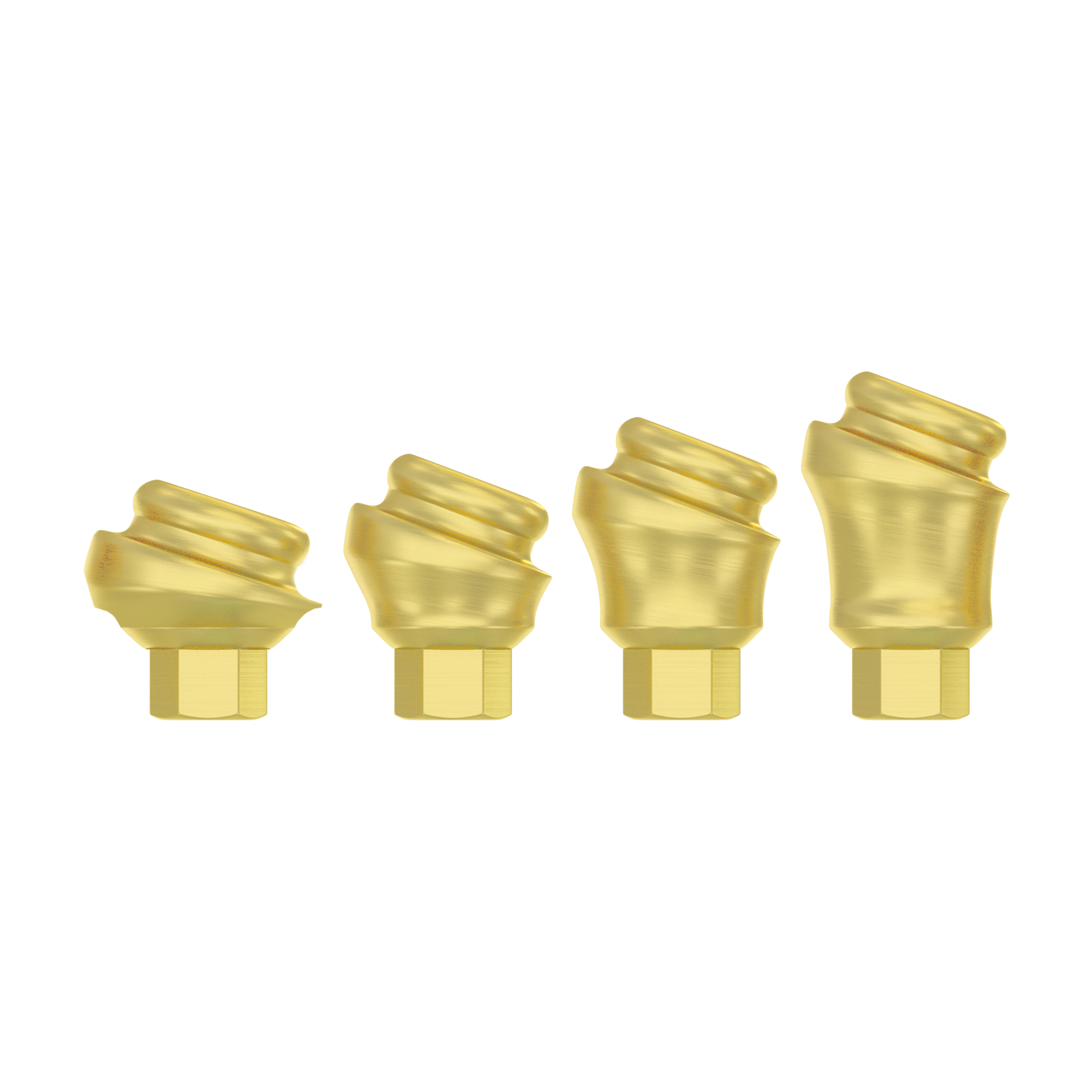 DSI  Angulated Loc-in Abutment 5.2mm  FULL SET- Internal Hex Ø2.42mm