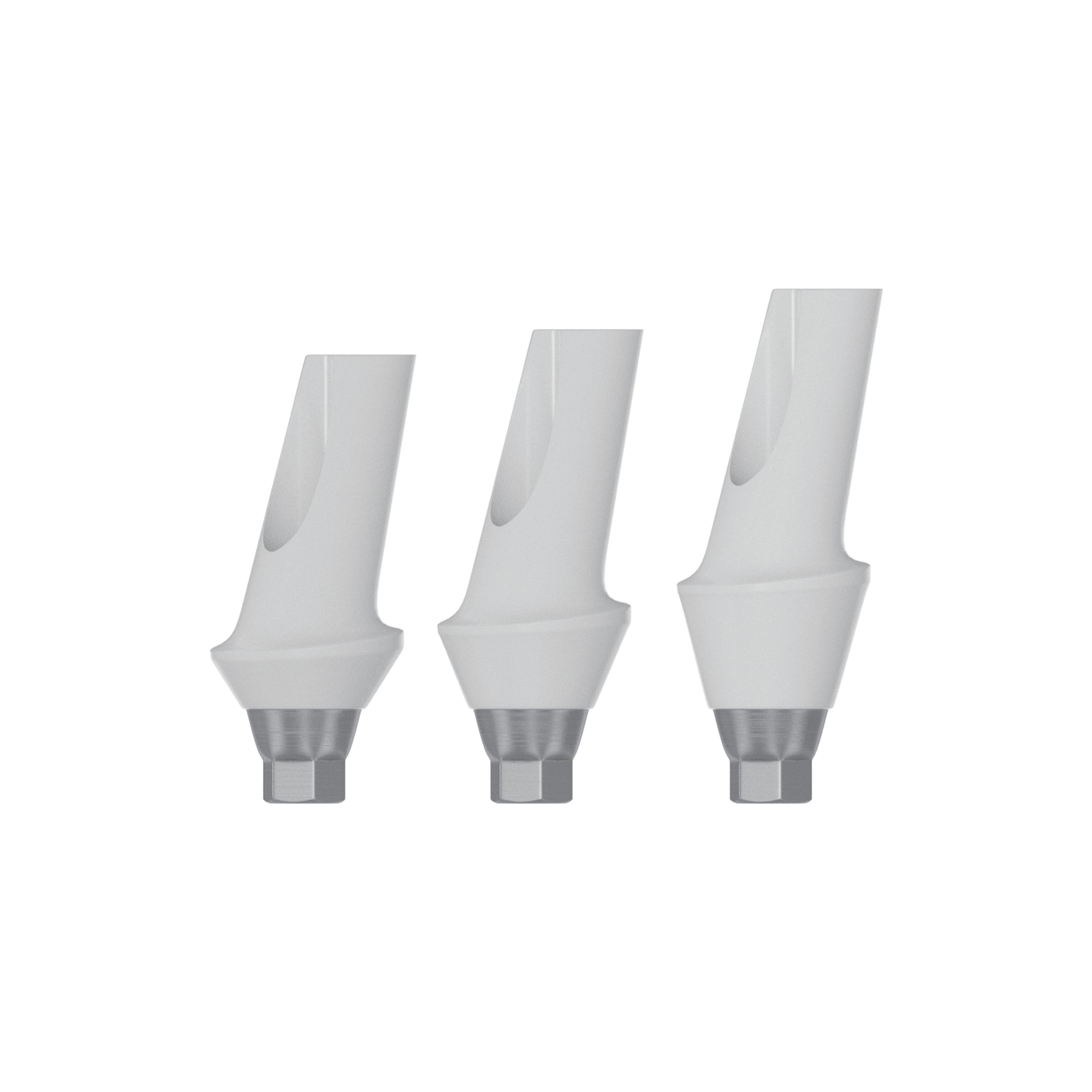 DSI 15° Angulated Zirconia Anatomic  Abutment 3.8mm - Conical Connection RP Ø4.3mm-5.0mm