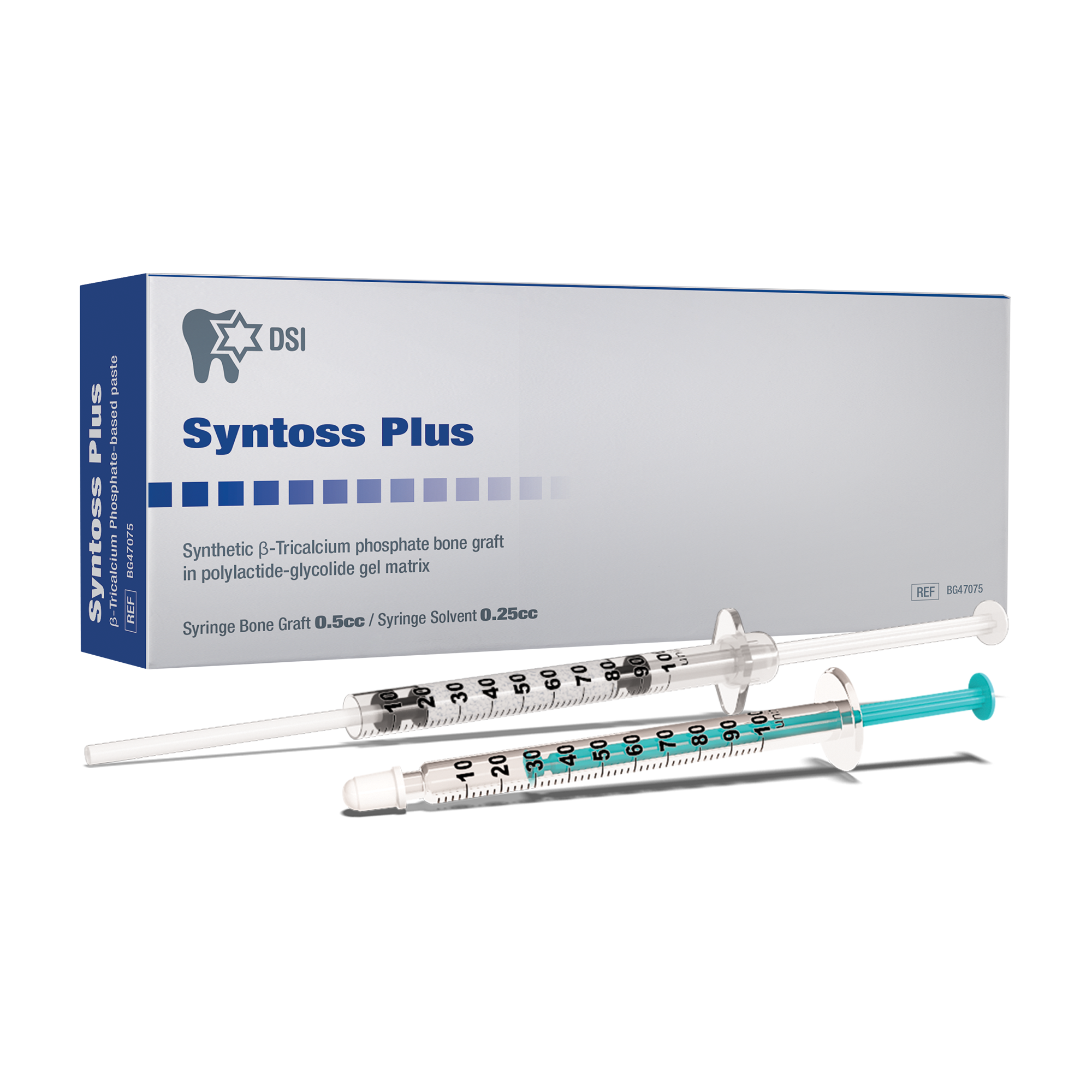 DSI Syntoss Plus Synthetic Bone bTCP Graft in Syringes Alloplast