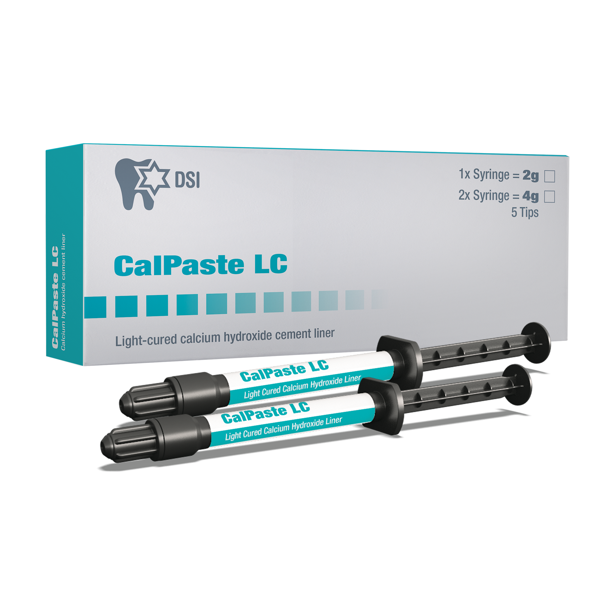 DSI CalPaste LC Light-cured Calcium Hydroxide Base Liner