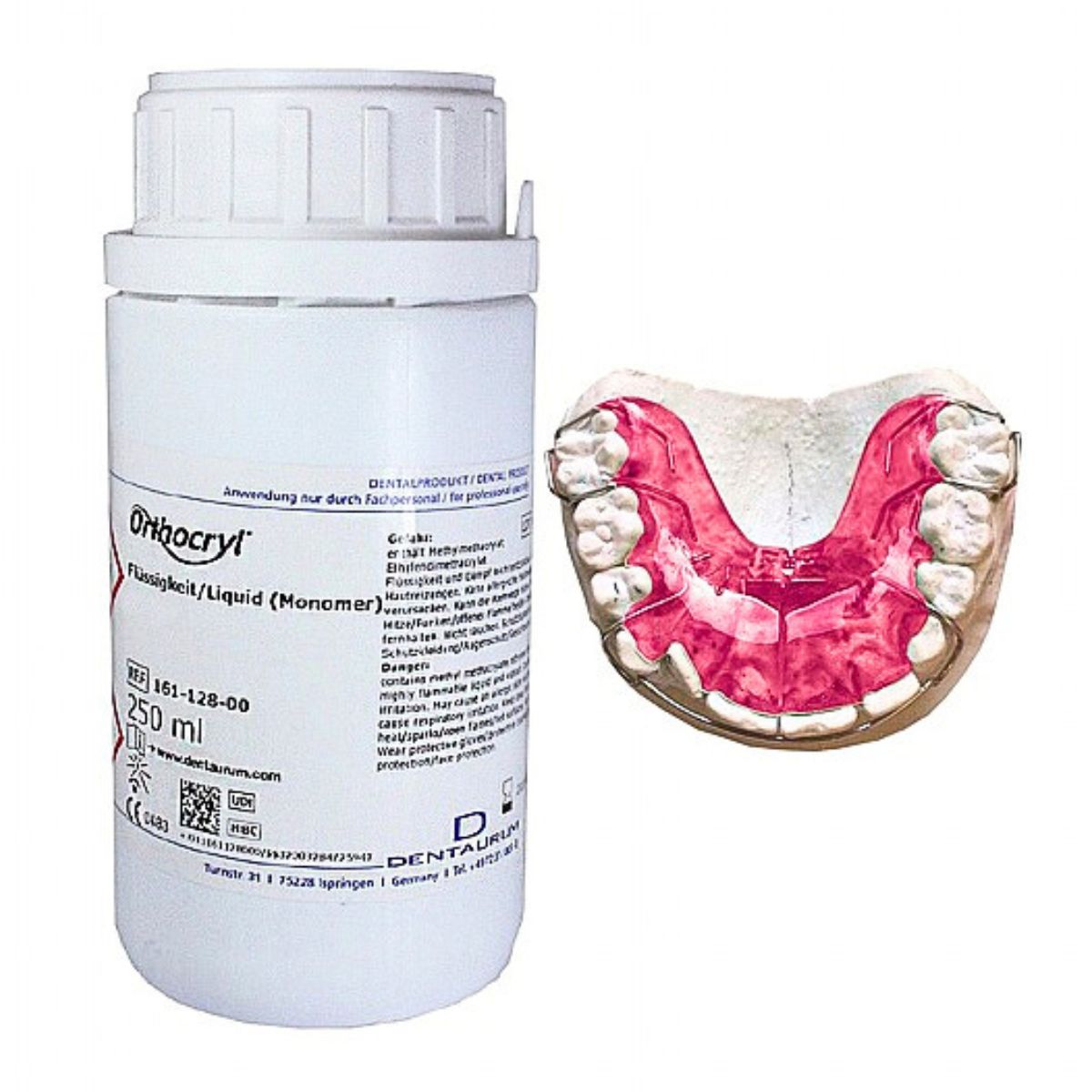 Dentaurum Orthocryl Pink Acrylic Liquid 250ml