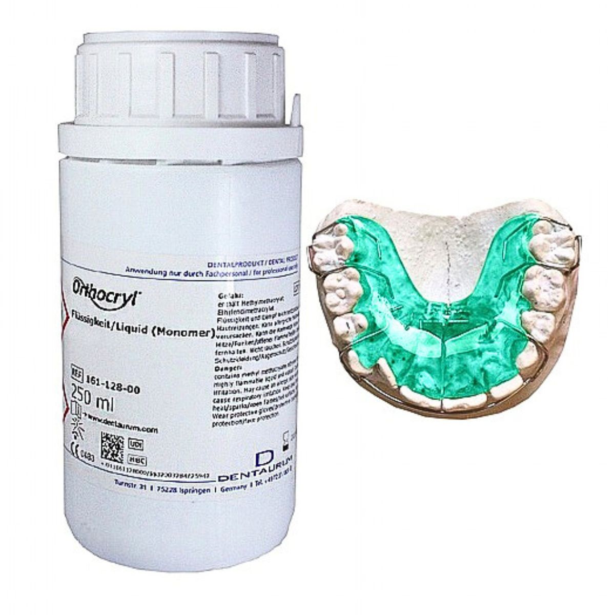 Dentaurum Orthocryl Turquoise Acrylic Liquid 250ml