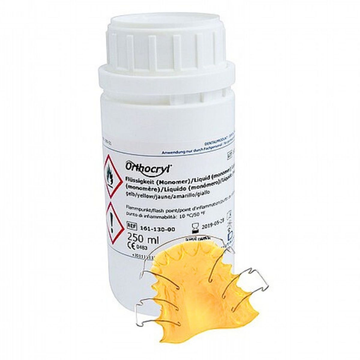 Dentaurum Orthocryl Yellow Acrylic Liquid 250ml