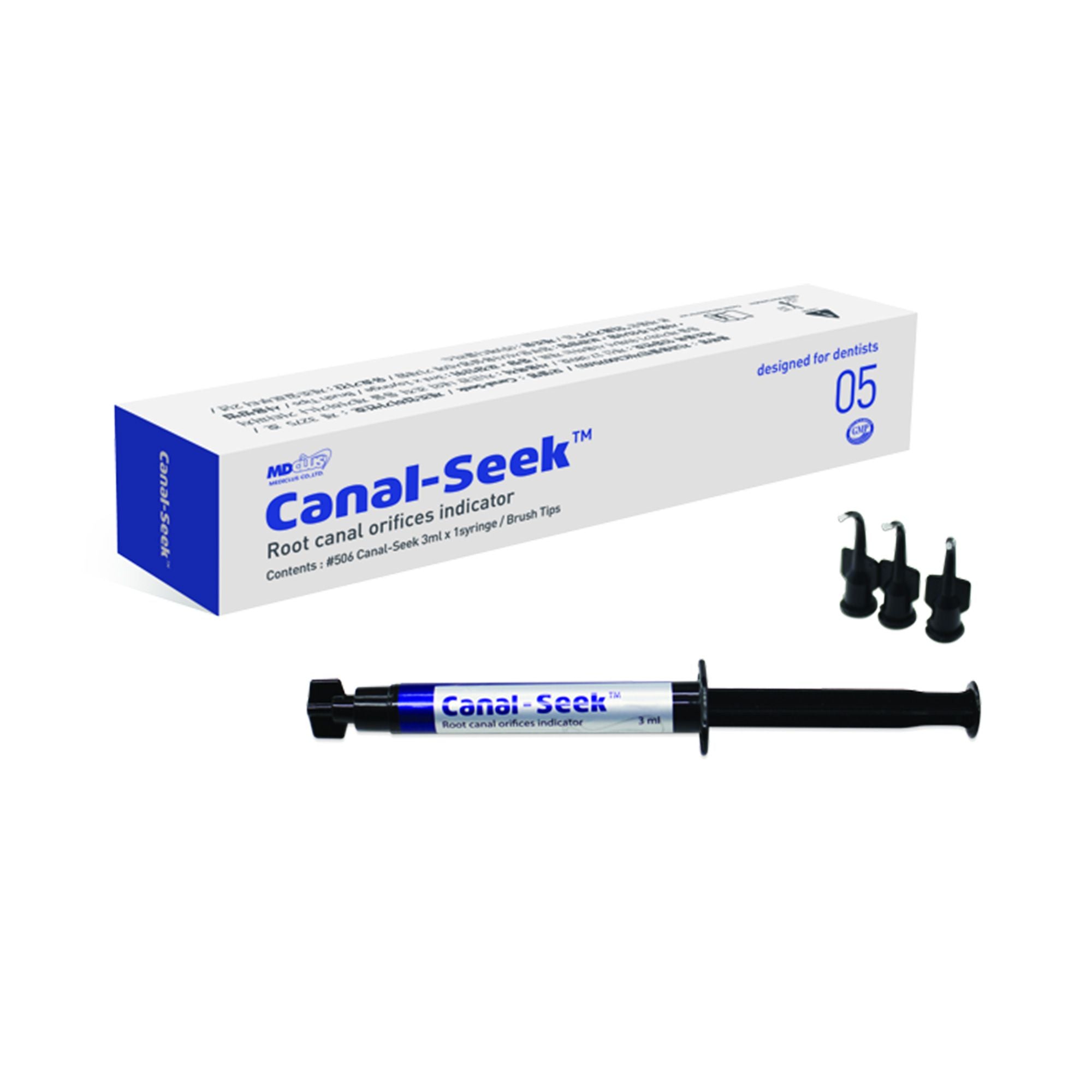 MDCLUS Canal-Seek Root Canal Orifice & Crack Indicator In Syringe 3ml