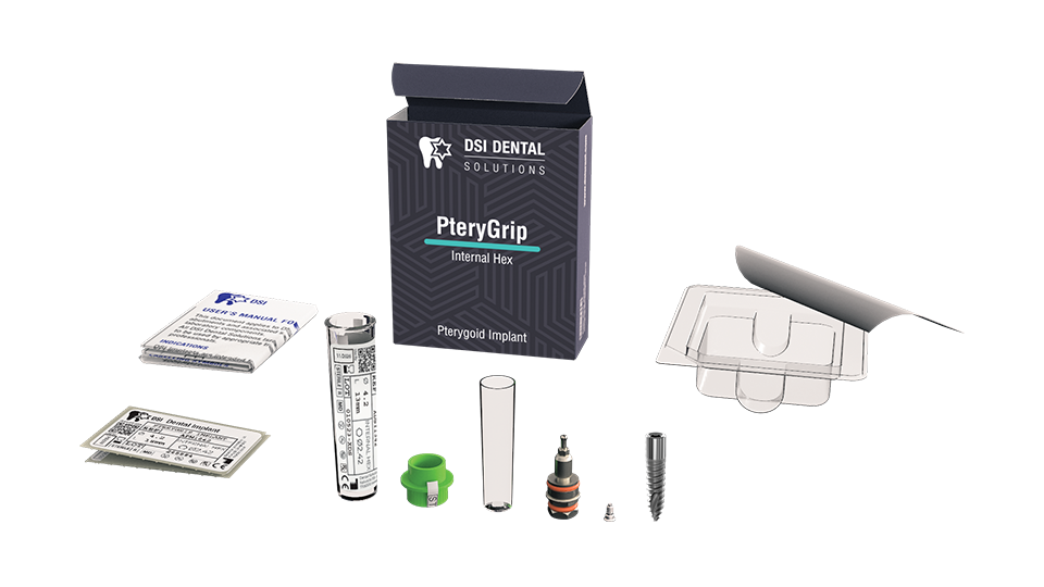 DSI PteryGrip Implant For Posterior Maxilla And Pterygomaxillary Regions