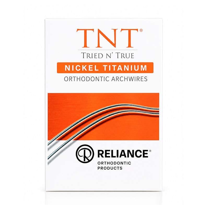 Reliance Archwires TNT D-form NiTi 25pcs