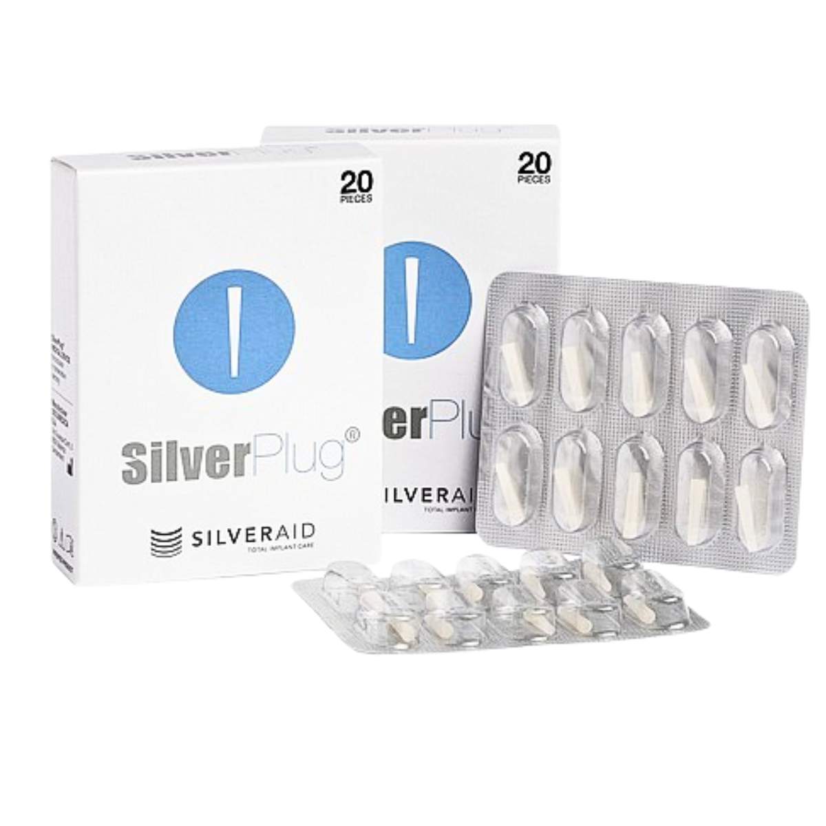 SilverAid Silverplug Implant System Anti-bacterial Sealer 20pcs