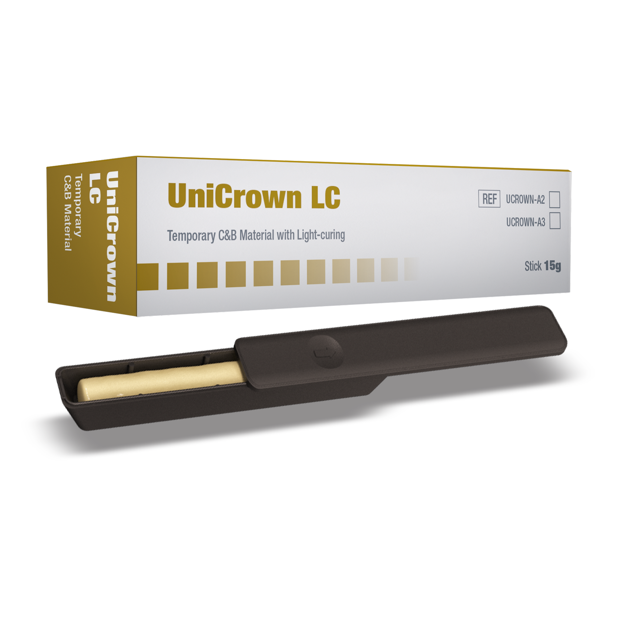 UniCrown LC Light Curing Temporary C&B Sculptable Crown Bridge Material