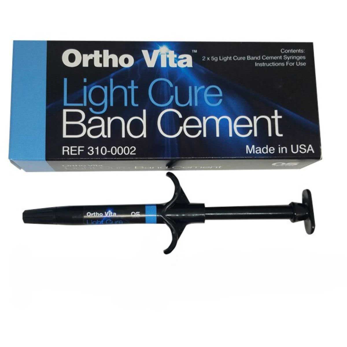 Ortho Vita Blue Band Cement Light Cure In Syringe 5g