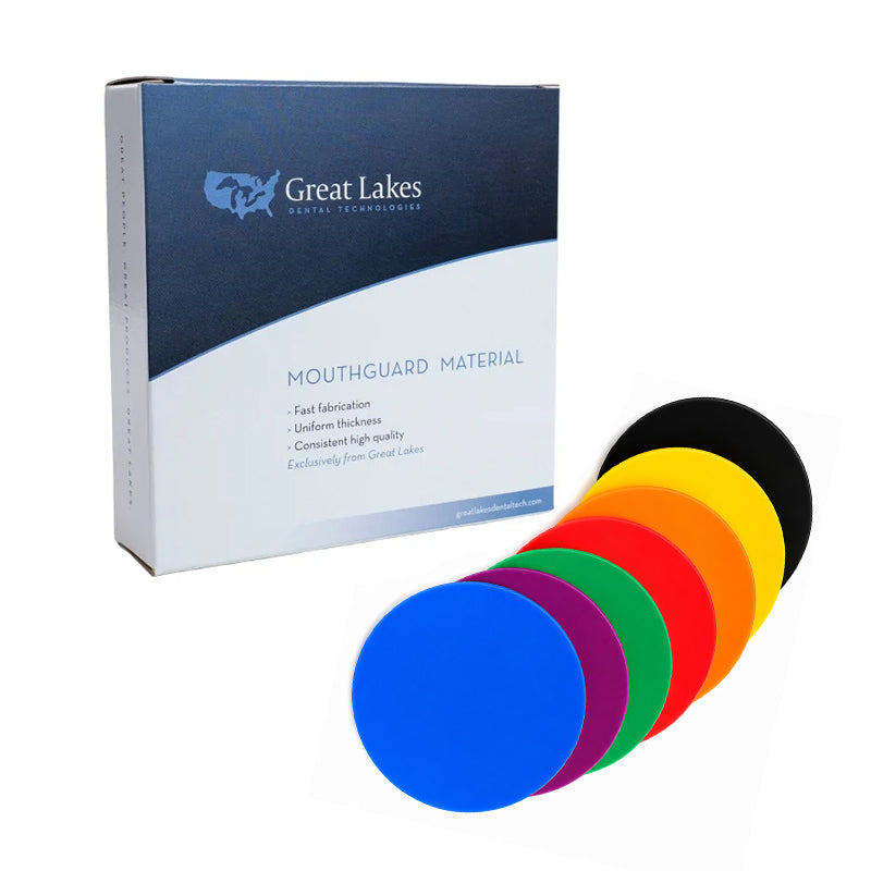 Assorted Mouthguard Material 2mm/125mm - Round 10/pkg