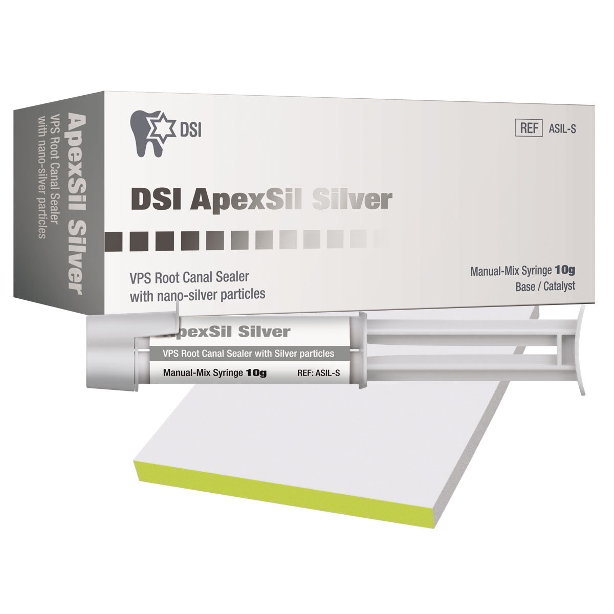 DSI Apexsil Silver Liquid Gutta Root Canal Sealer with nano-silver particles 10g