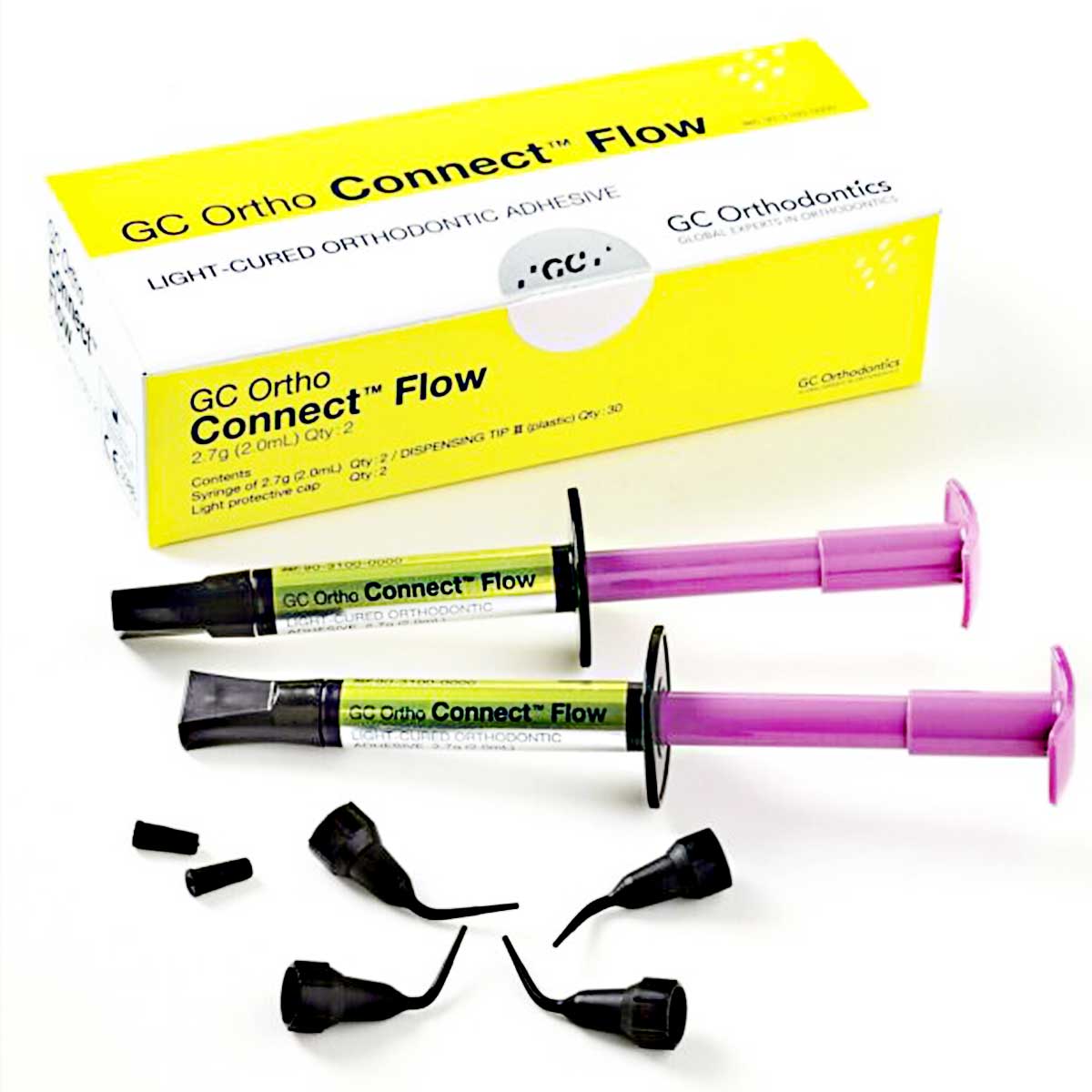 GC Ortho Connect Flow Light Cured 2.7g 2 syringes