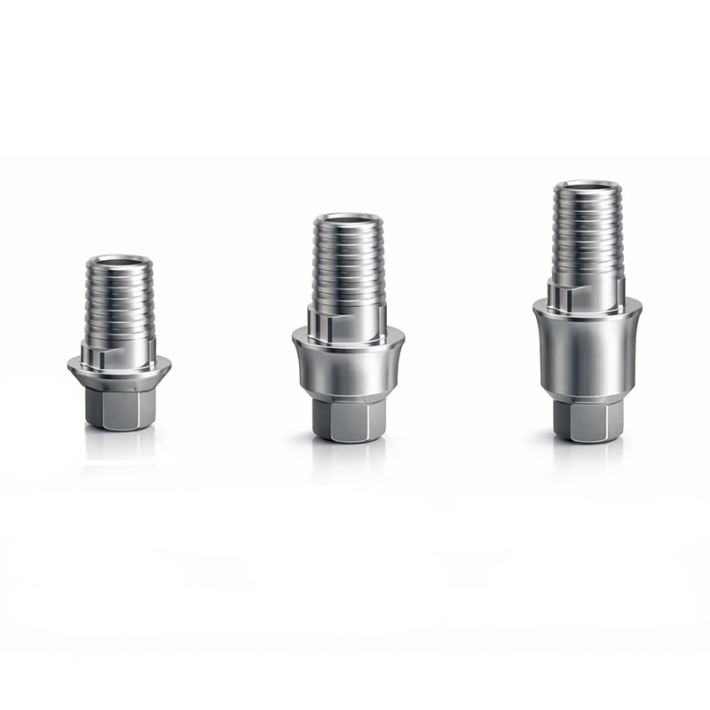 Ti-Base Hex Abutment for Single Crown Compatible with AB P3 TI Slim - Standard Platform 3.75
