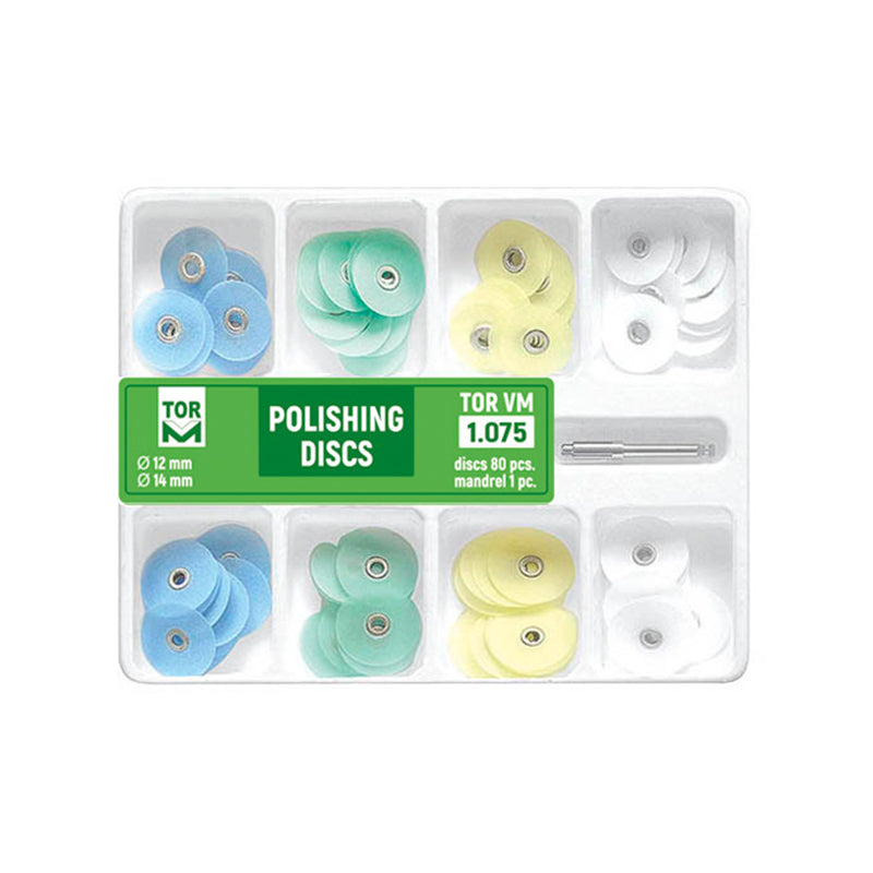 TOR VM Polishing Discs No. 1.075 - Kit 81pcs